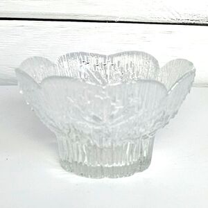 Dansk FLORIFORM Crystal Fruit Dessert Nut FingerBowls 5"